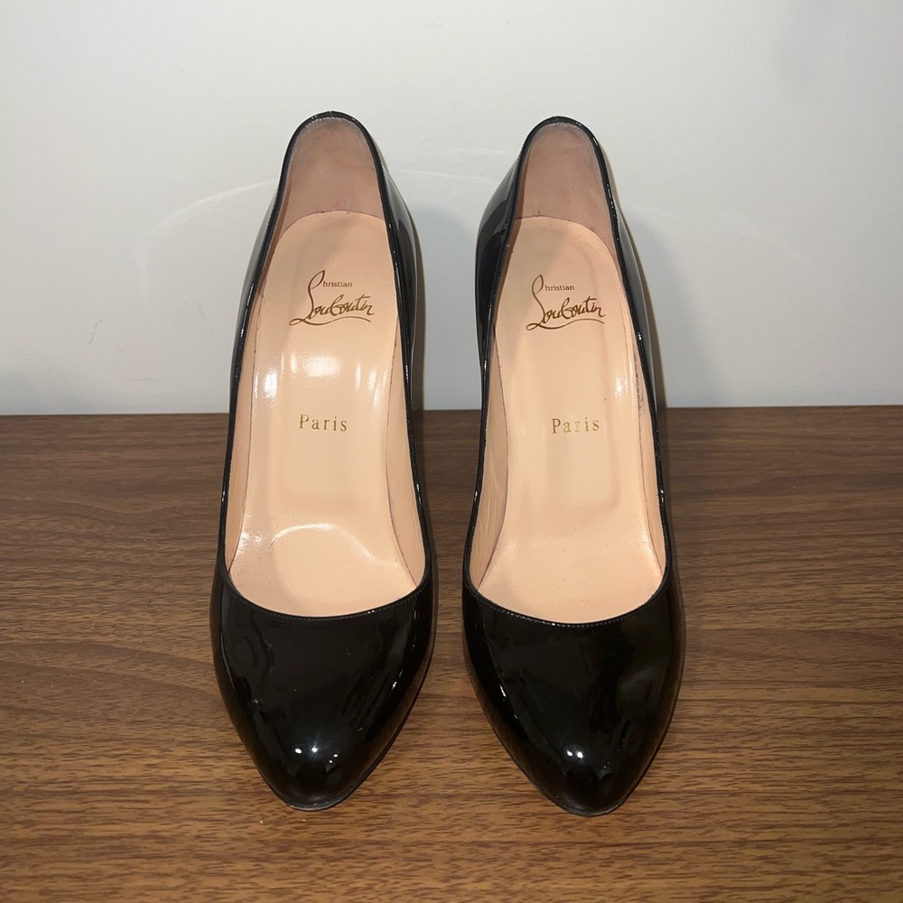 Christian Louboutin Black Heels, size 39 (US 9)